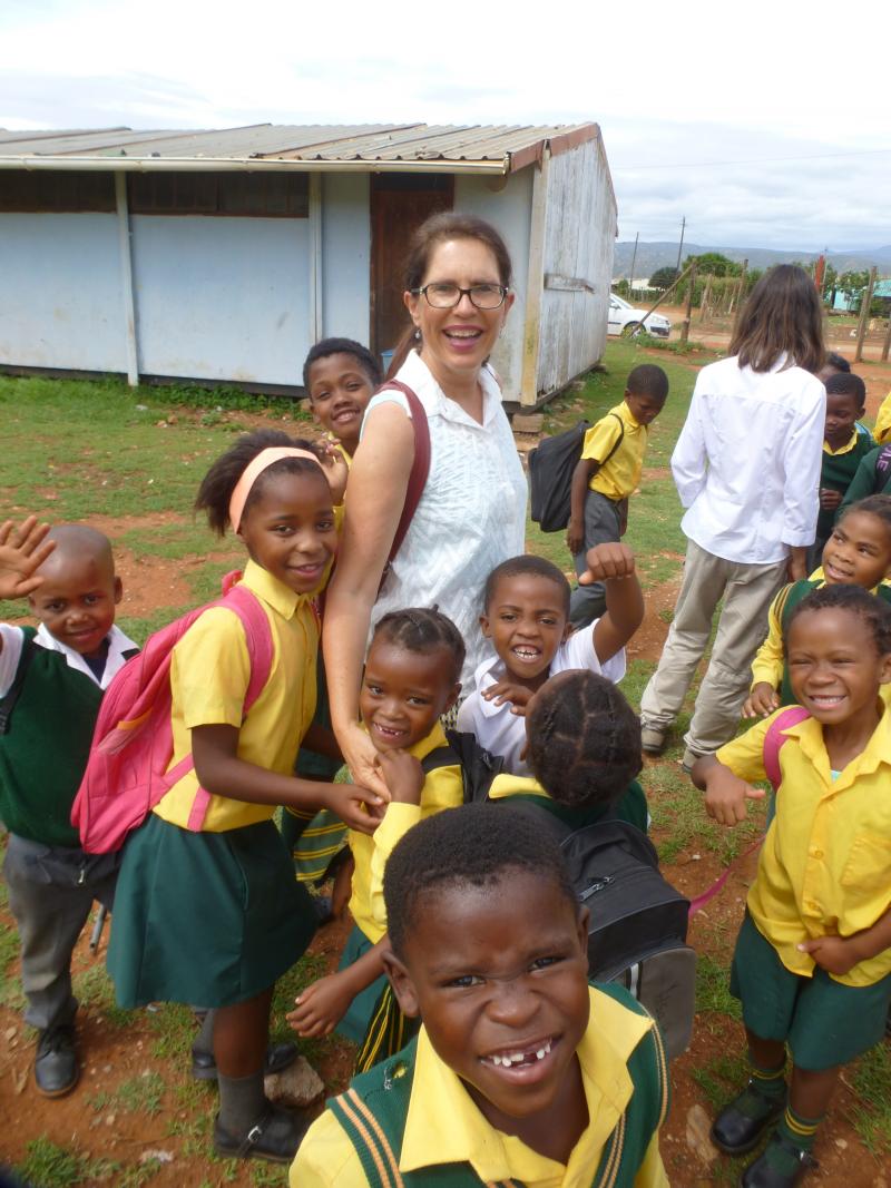 Bettina Wulkow visited a primary school in Hankey Valley, South Africa